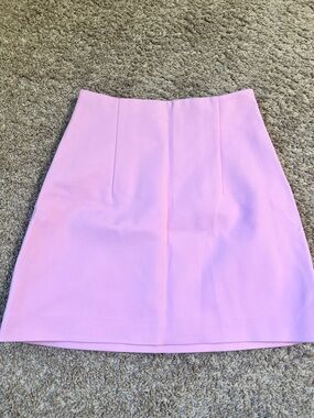 Off-White Pink Mini A-Line Skirt